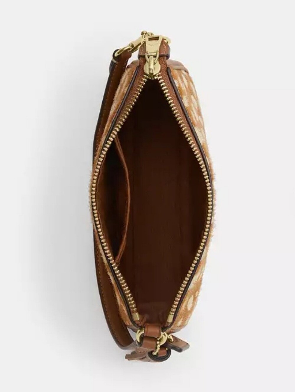 ๐ฅCOACH Nolita 19 In Brown Multi Deer Print, Leather Trim, Gold Hardware, NEW! - Picture 7 of 7
